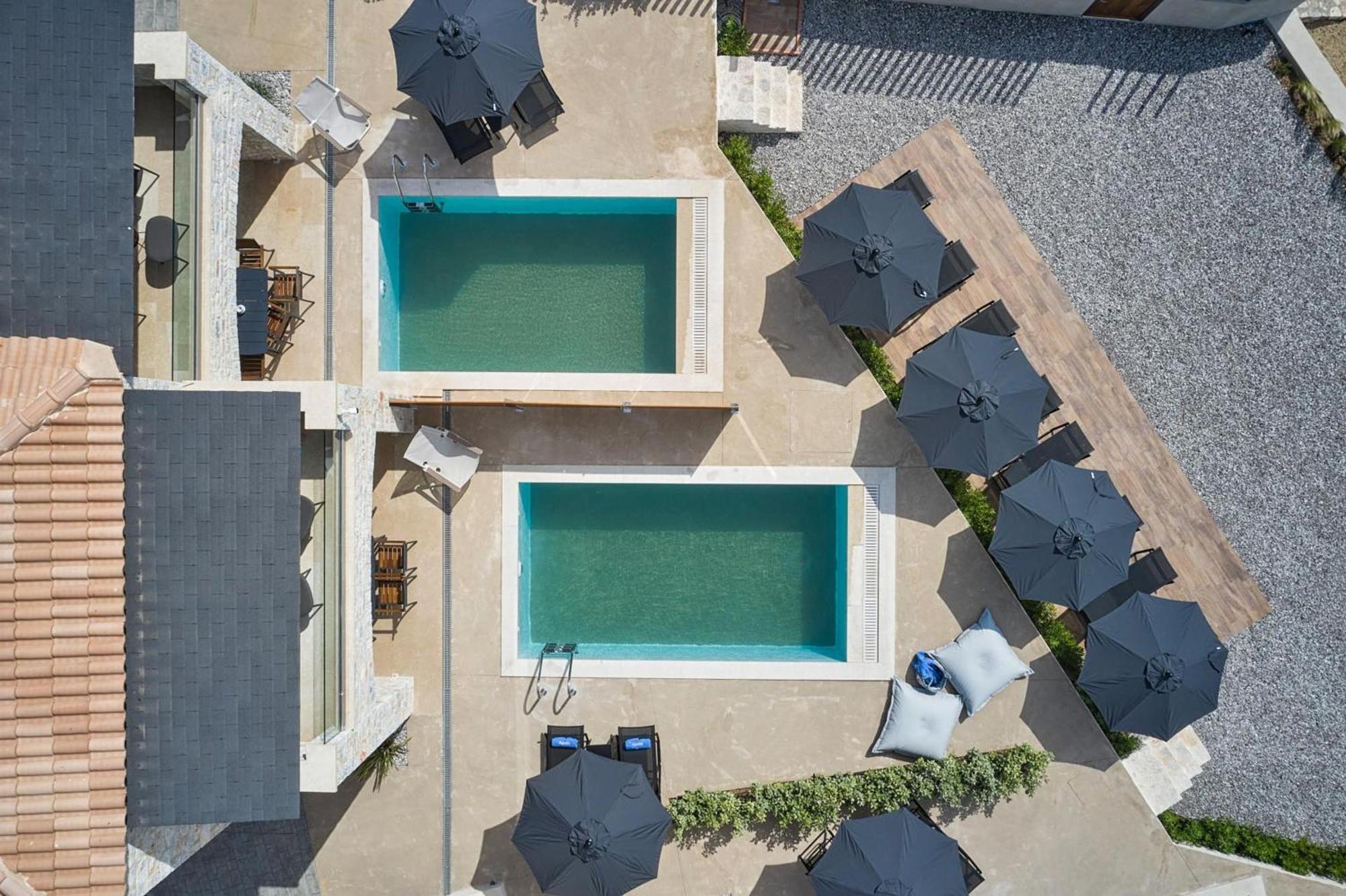Beachfront Alassa Villas With Private Pools Kotronion  Kültér fotó